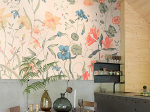 Обои с цветочными мотивами