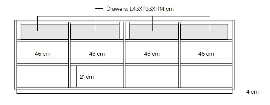 Шкаф из МДФ с распашными дверями TEULAT Doric ARCH-00084507 - Вид №16
