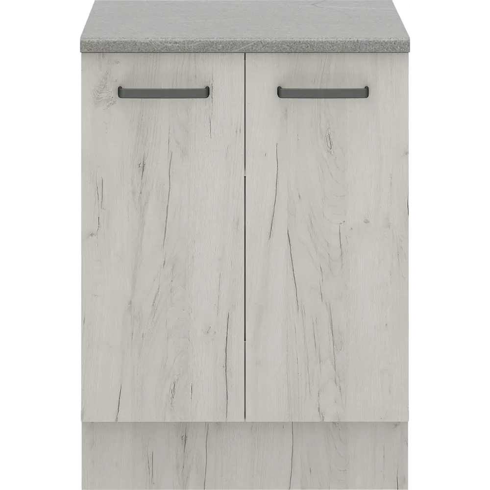 Напольный кухонный шкаф Santreyd Дейма 60 см светлый с серой столешницей 86720861 STLM-1584844 - Вид №4