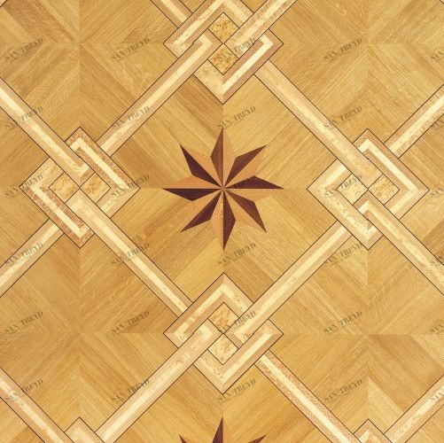 Художественный паркет Da Vinci Щитовой 26-183 Дуб (Гладкая) 500х500 мм 26010183