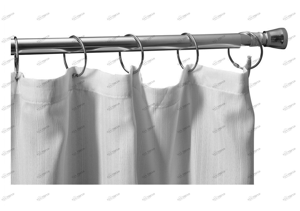 Крючок для карниза Aquanet SH0357A, 12 шт., кольцо, металл 