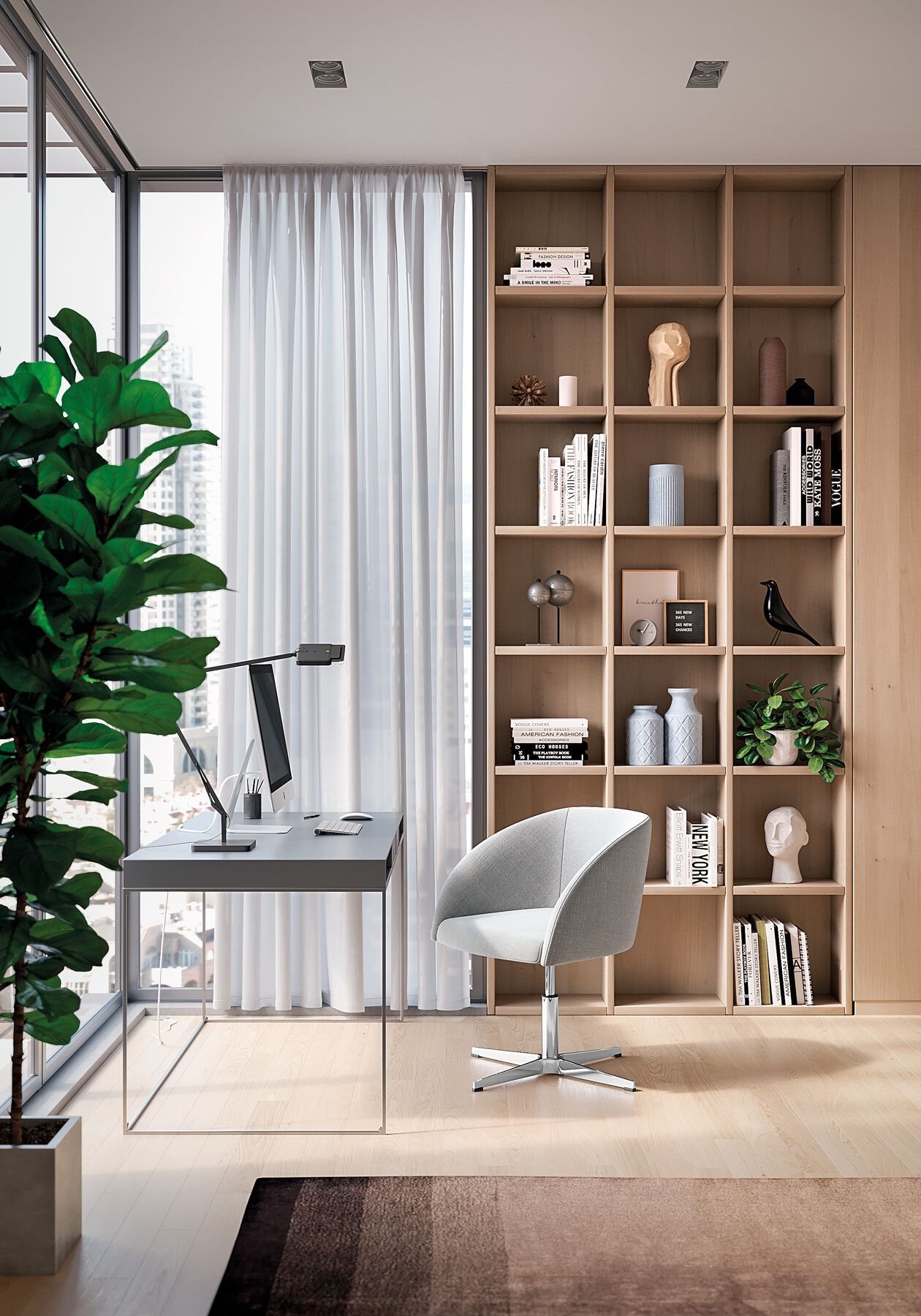 Стул с регулируемой высотой из ткани для залов ожидания Ares Line двадцать один ARCH-00064246 - Вид №1