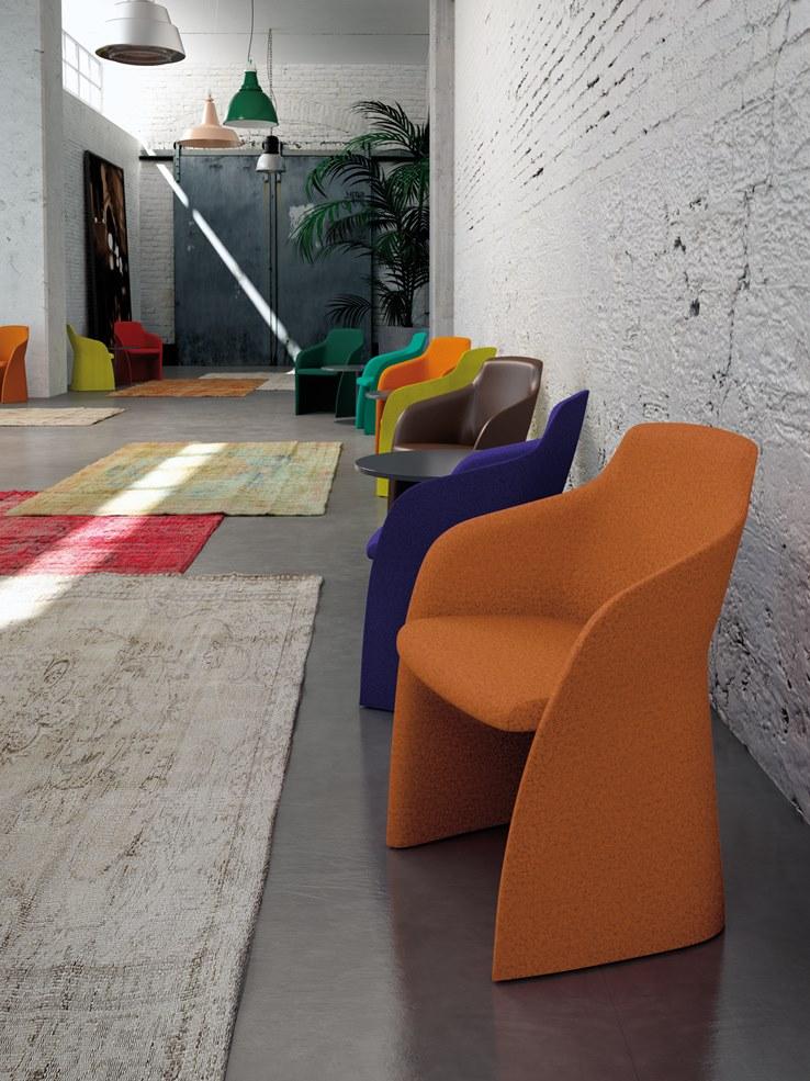 Sinetica Штабелируемый стул из ткани Captain sun-id-1429878 - Вид №3