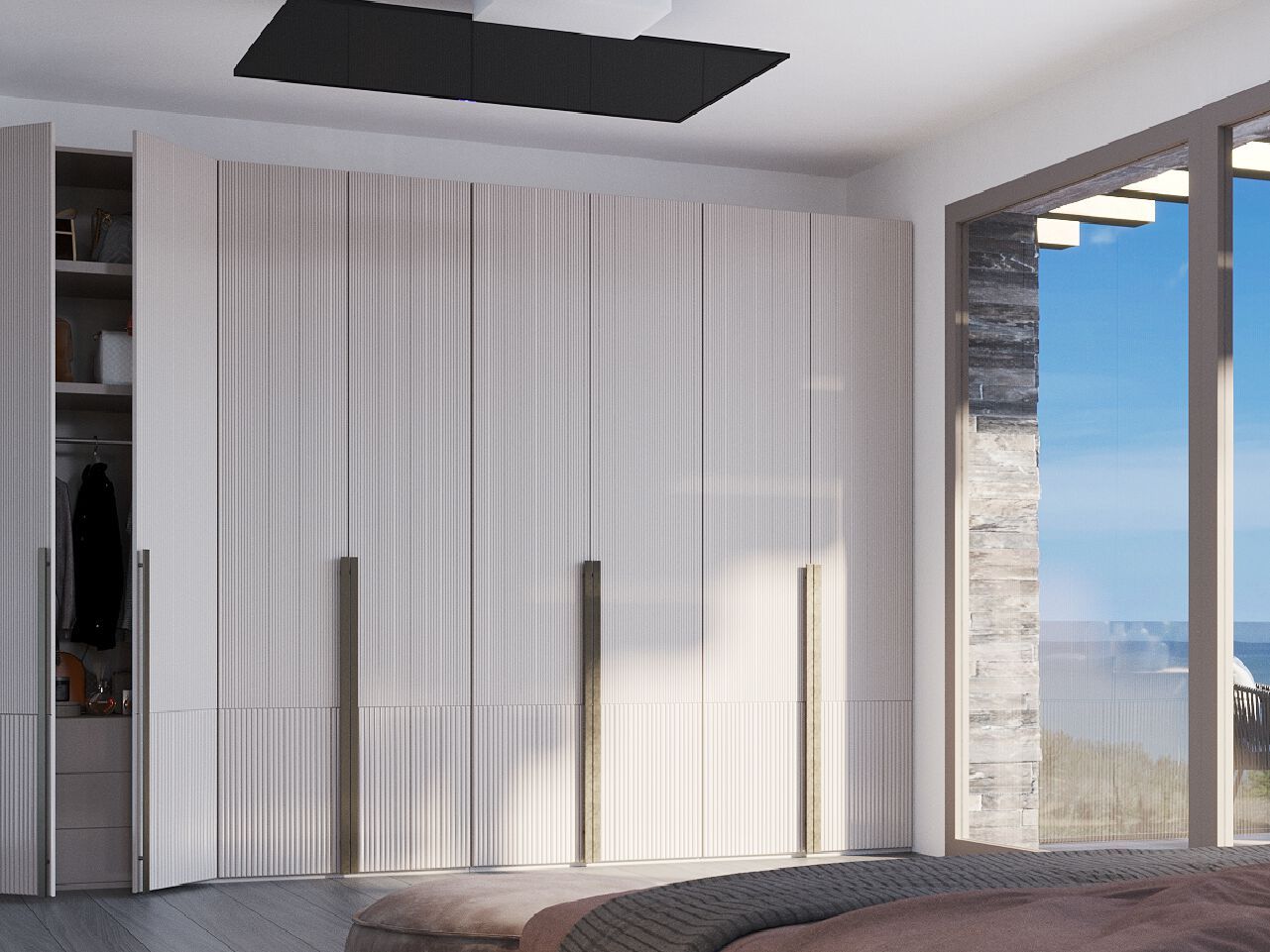 Потолочная подставка для телевизора с электроприводом Maior ARCH-00025400 - Вид №1