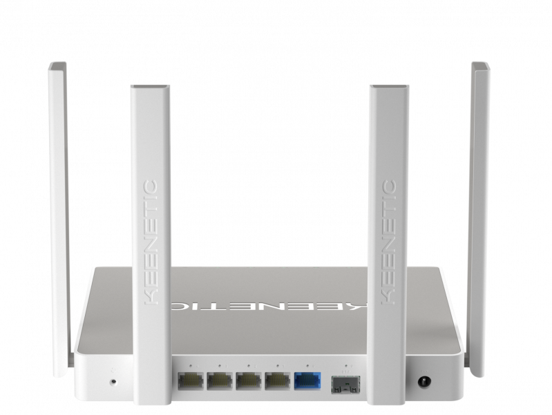 Keenetic GIGA (KN-1010) giga гигабитный интернет-центр с двухдиапазонным mesh wi-fi ac1300, двухъядерным процессором, 5-портовым smart-коммутатором, портами sfp, usb 3.0 и 2.0 Keenetic Santreyd  - Вид №3