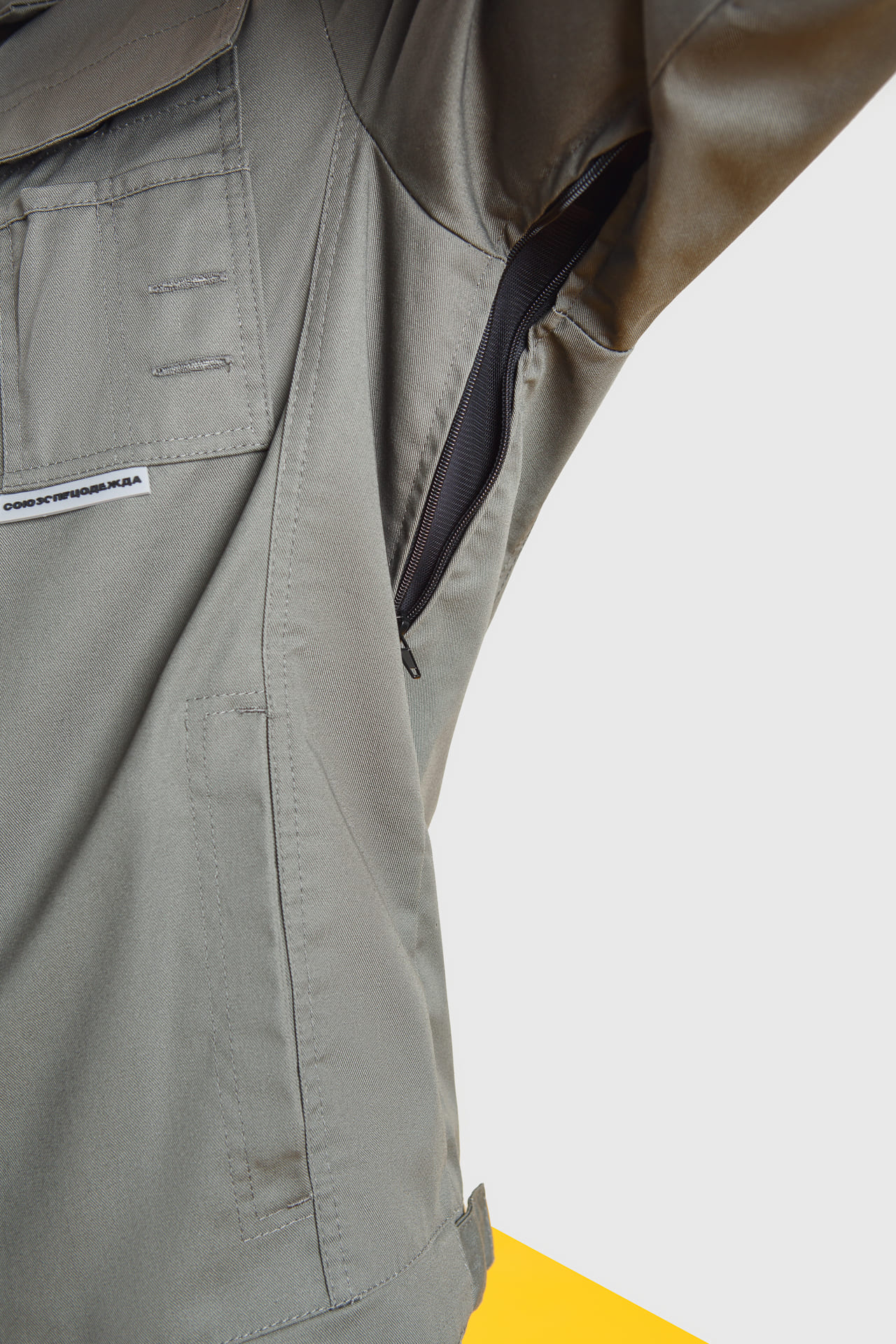 5026428 Костюм  NEW серый хаки STATUS  Летняя спецодежда  размер 60-62/170-176  - Вид №14
