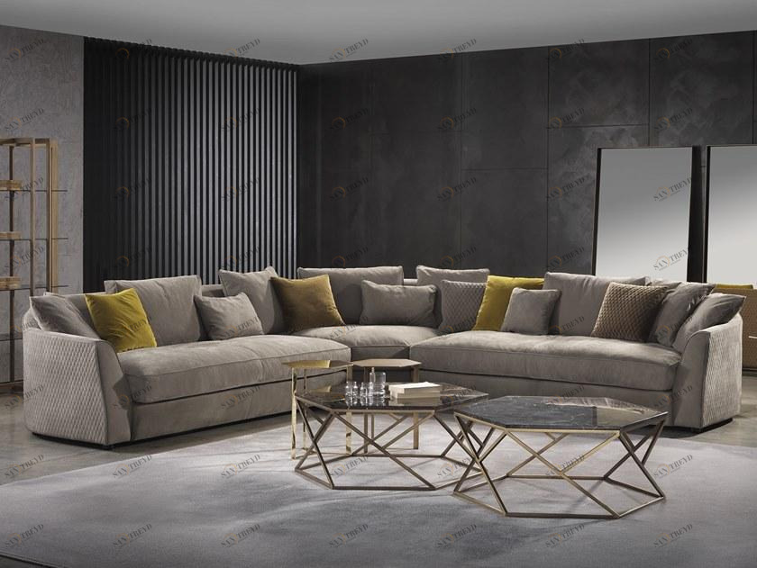 Marelli Угловой диван из нубука Roger sun-id-1382912