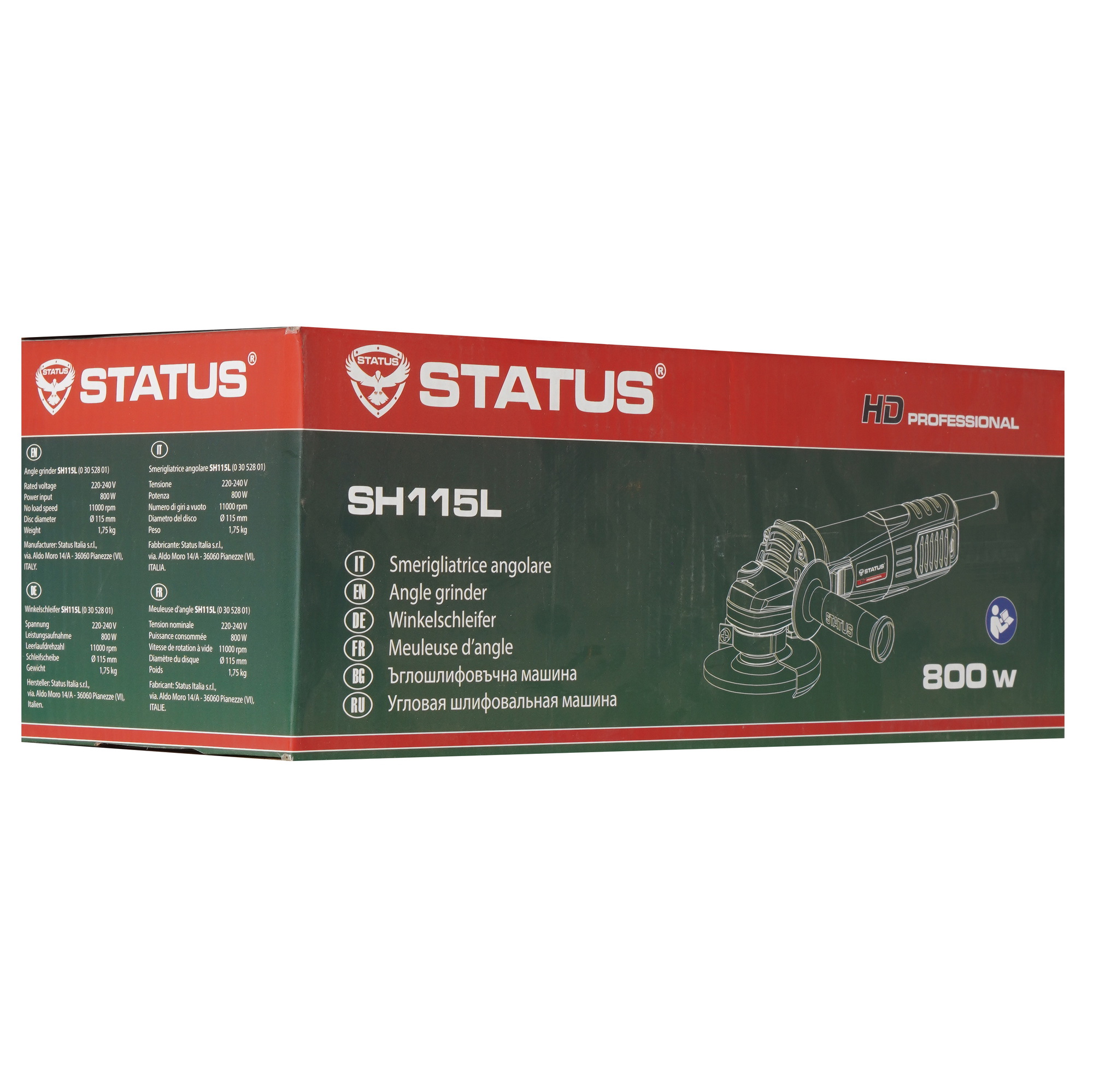 Углошлифовальная машина (УШМ) STATUS SH 115L 9133922 STDN-0137583 - Вид №7