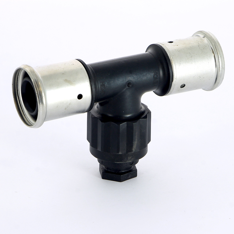 Тройник пресс-В PVDF HENCO 20x3/4"x20 13PK200520 - Вид №5