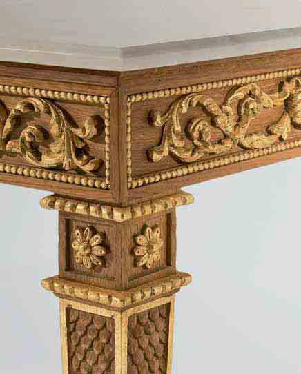 OAK Консоль из дуба с мраморной столешницей Galleria sun-id-1420168 - Вид №1