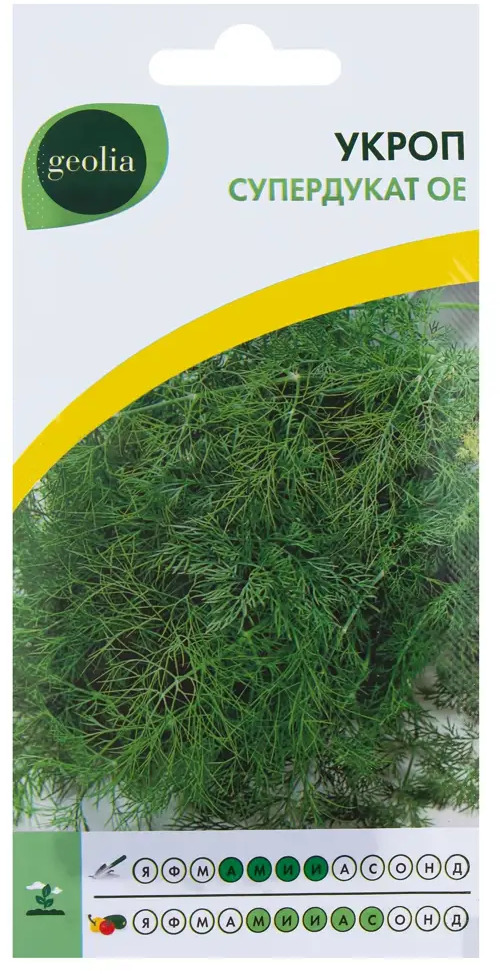 GEOLIA Супердукат ОЕ - ароматный укроп для свежей зелени 17584639