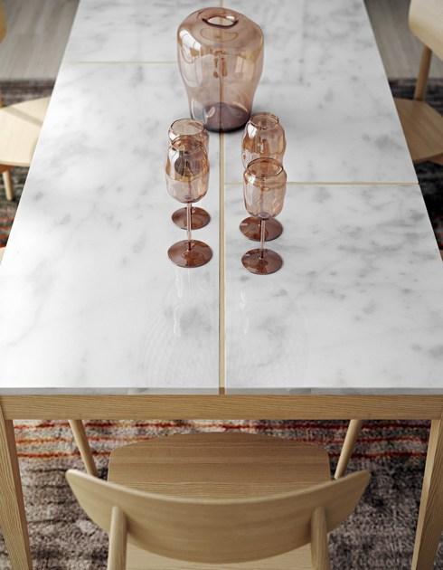 TemaHome Обеденный стол из каррарского мрамора sun-id-1493018 - Вид №8