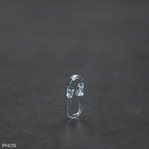 RG30-2 Кольцо для штор с крючком для плиссировки, ширина 2 мм PHOS  - Вид №2