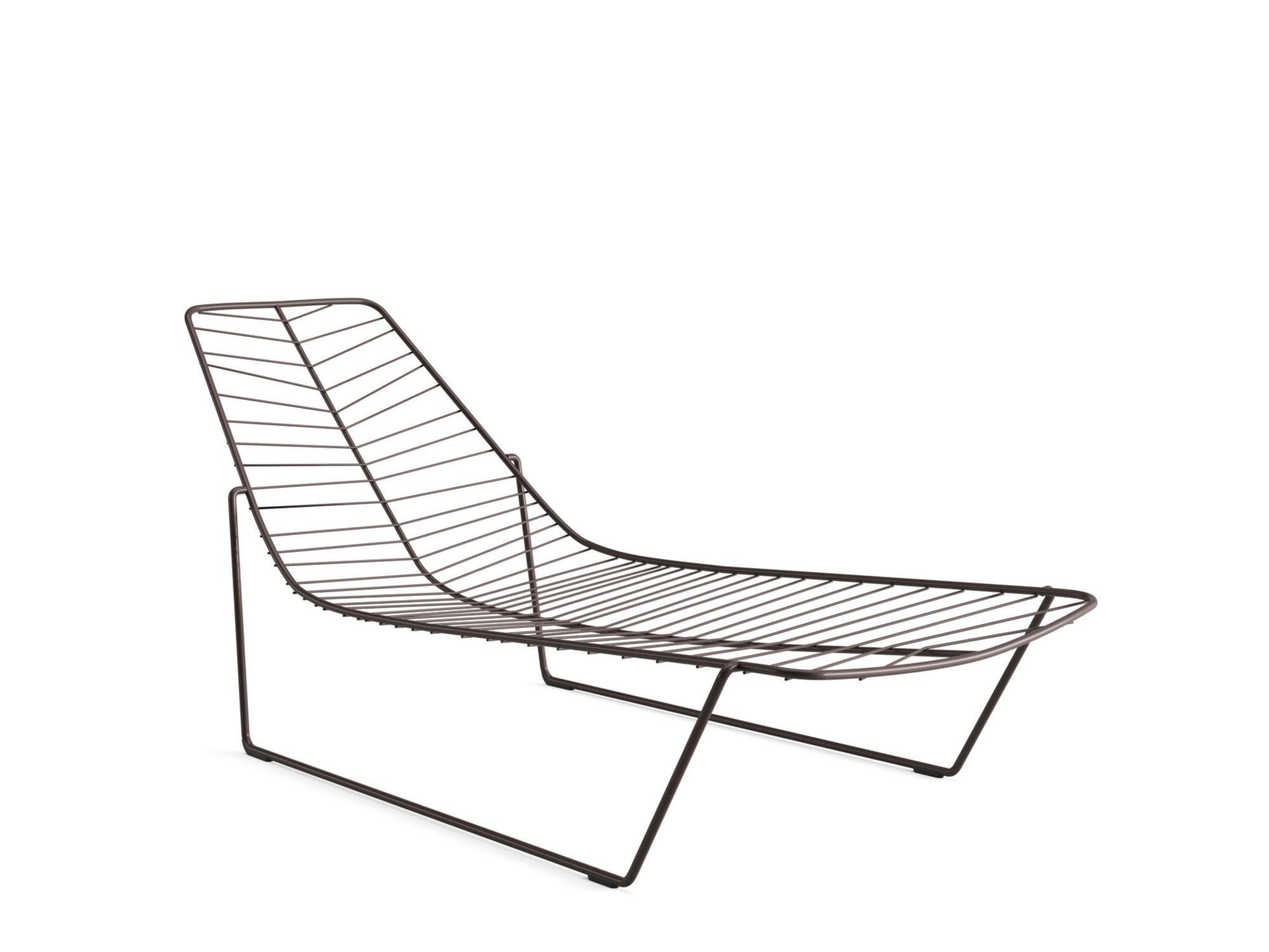 Стальной садовый шезлонг Arper ARCH-00120636 - Вид №6