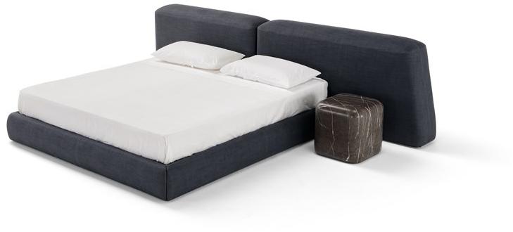 AMURA Двуспальная кровать из ткани с мягким изголовьем Lapis Am073.365 - Вид №6