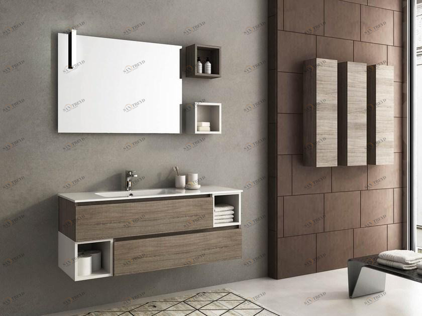 LEGNOBAGNO Подвесная тумба под умывальник с ящиками Urban sun-id-1374511