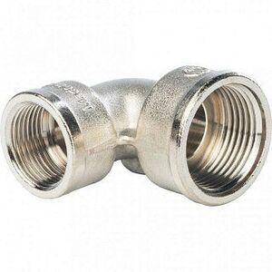 Угольник переходной ВР 1х3/4" никель STOUT