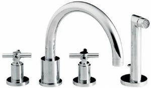 rvb Комплект для ванны с ручным душем на 4 отверстия Sully 4032.--.70