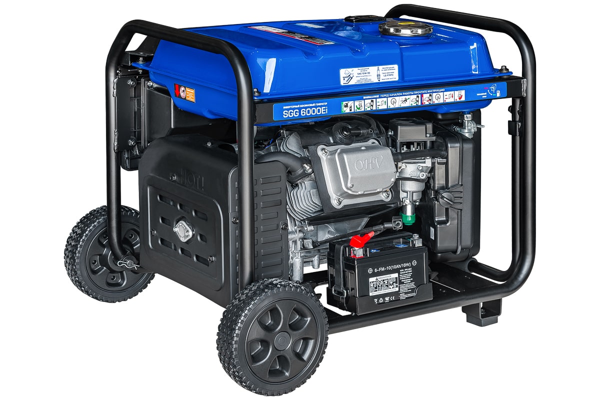Электрогенератор   бензиновый ТСС SGG 6000Ei 9109978 STDN-0029699 - Вид №3
