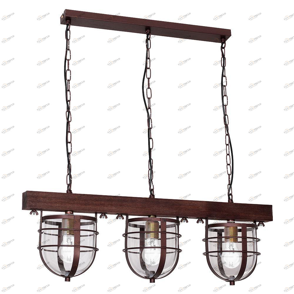 Подвесная люстра Luminex Ander 7620 LUMINEX ДИЗАЙНЕРСКИЕ, ANDER 186378 Коричневый 