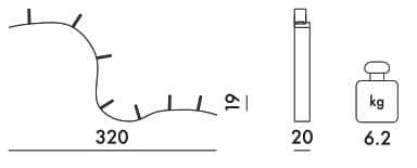Книжный шкаф из инженерного пластика Kartell BOOKWORM 7 ARCH-00060023 - Вид №13