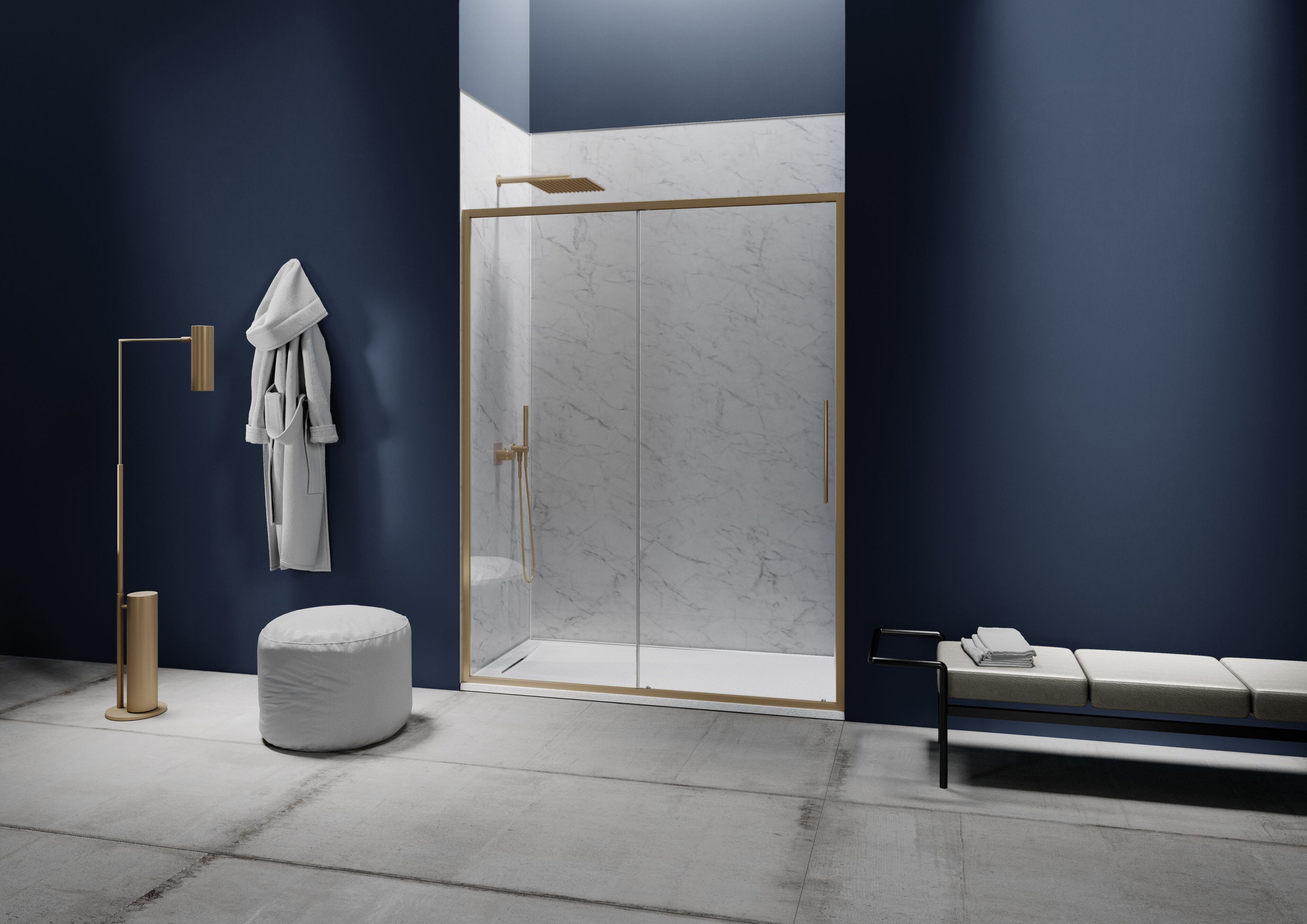 Ультратонкое алюминиевое покрытие с мраморным эффектом Kinedo Kinewall ARCH-00123905 - Вид №1