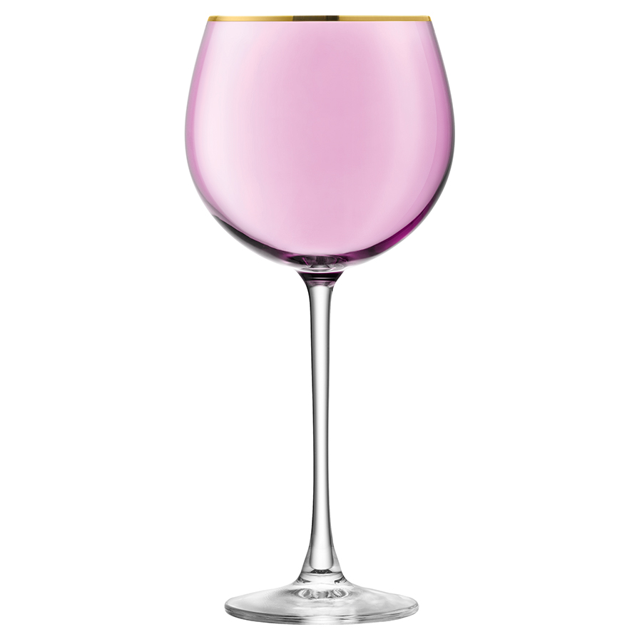 Набор из 2 круглых бокалов 525 мл розовый Sorbet LSA INTERNATIONAL SORBET 00-3863174 Прозрачный;розовый  - Вид №4