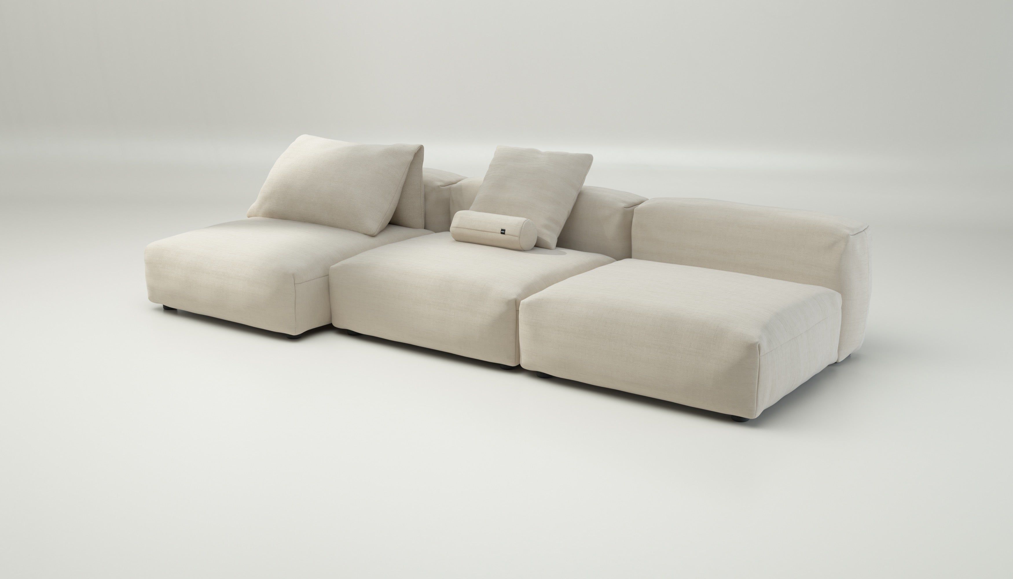 Модульный садовый диван с полуостровом vetsak Pique ARCH-00133737 - Вид №16