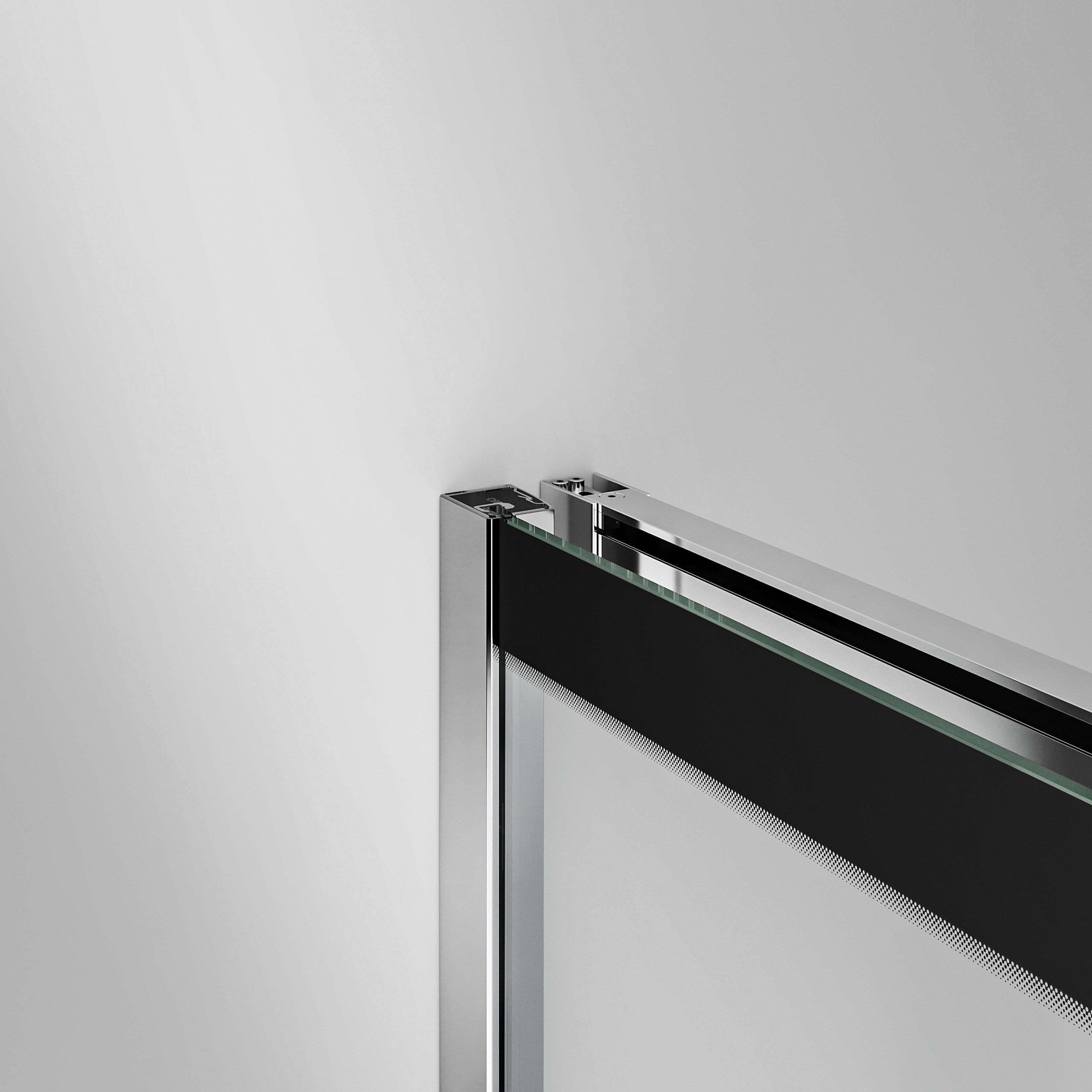 Алюминиевая и стеклянная душевая кабина с раздвижной дверью DUKA вода 5000 ARCH-00071644 - Вид №37