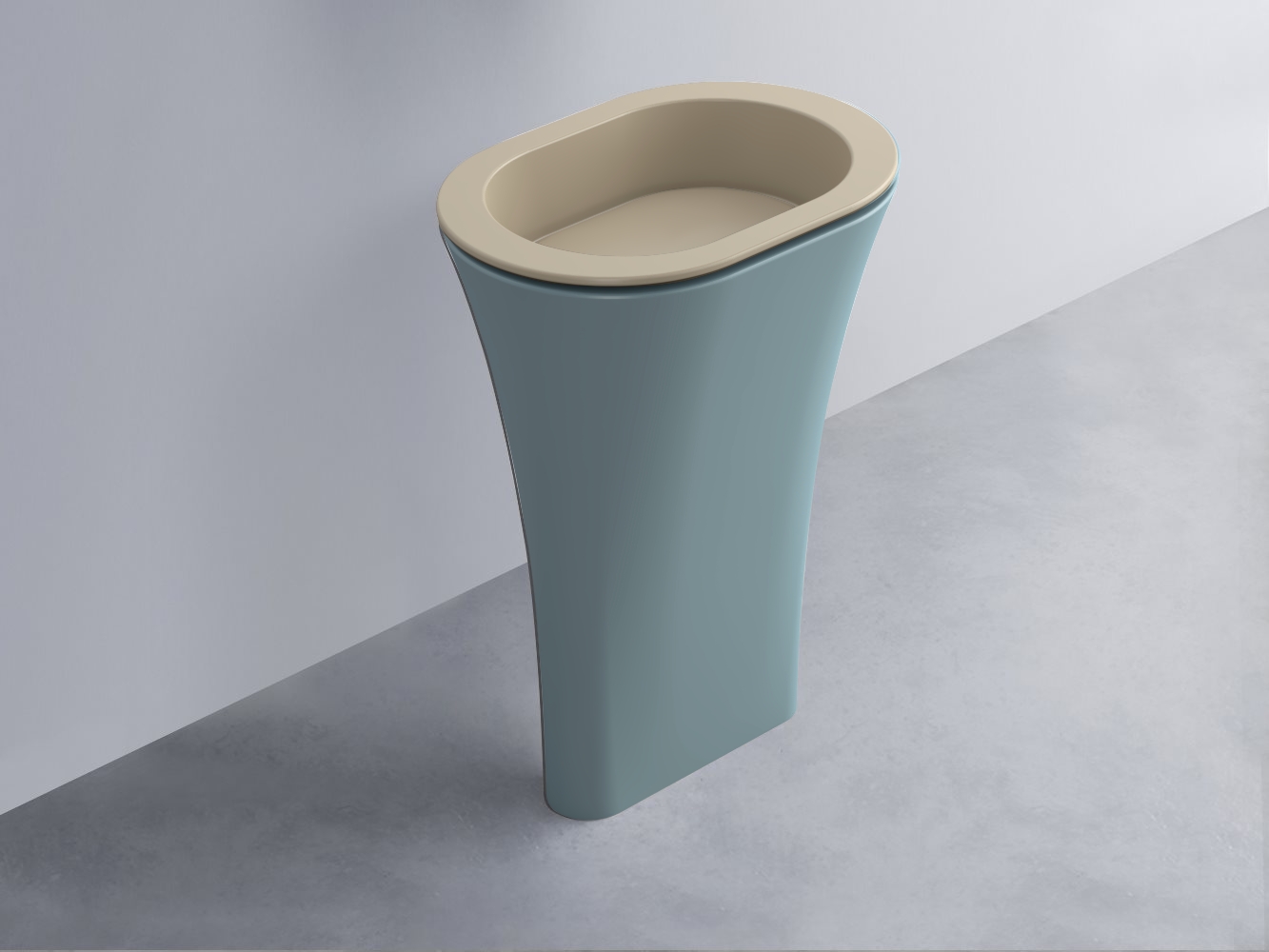 AMLA65-AV+AMPILO-AV+AMCOLO-PL Раковина Amedeo Ovale отдельностоящая cielo Enjoy + Amedeo Ceramica Cielo