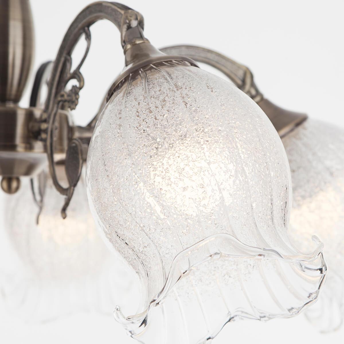 Потолочная люстра IDLamp Ernest 288/5PF-Oldbronze IDLAMP ERNEST 183457 Белый  - Вид №1