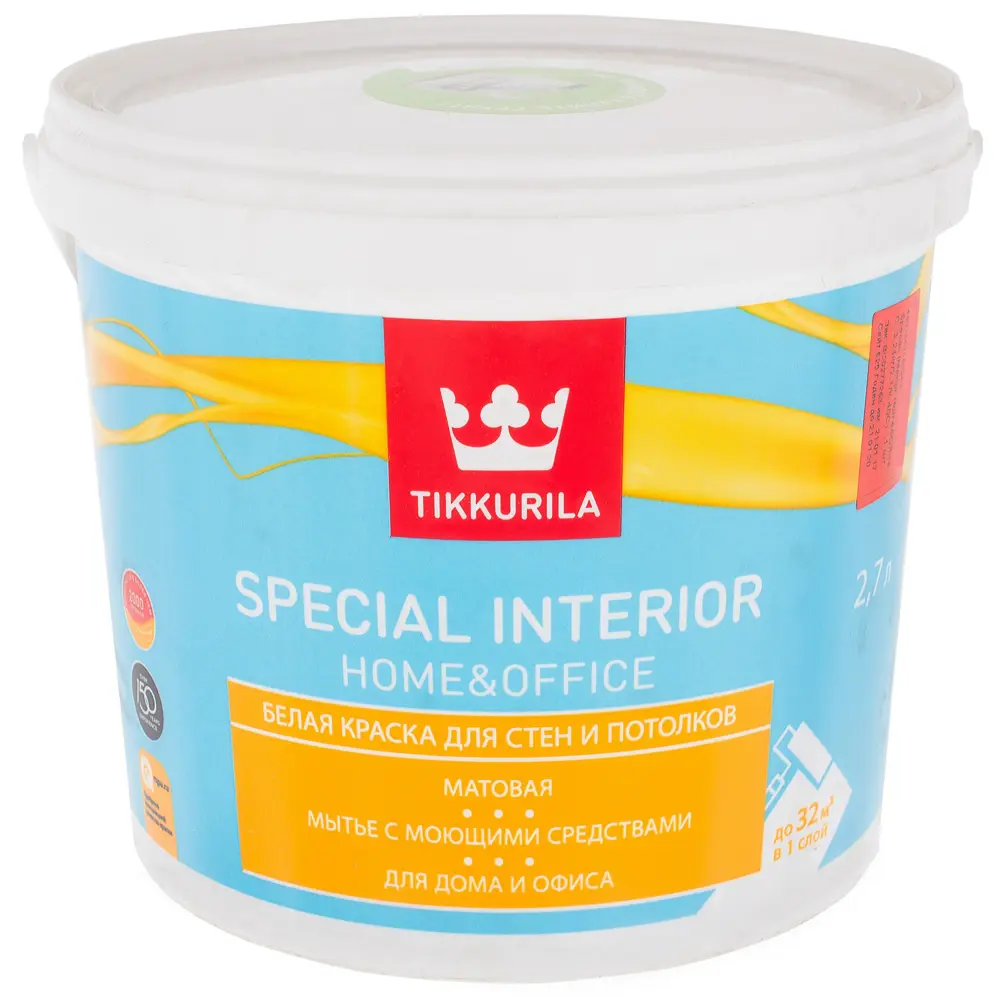 Краска Tikkurila Special Home&Office база C 2.7 л STLM-2121993