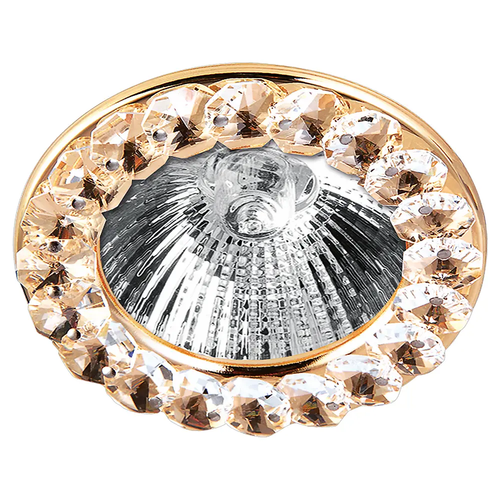 Спот встраиваемый Gloss, GU5.3, 35 Вт, цвет золото/белый LUMIN ARTE STLM-2000082