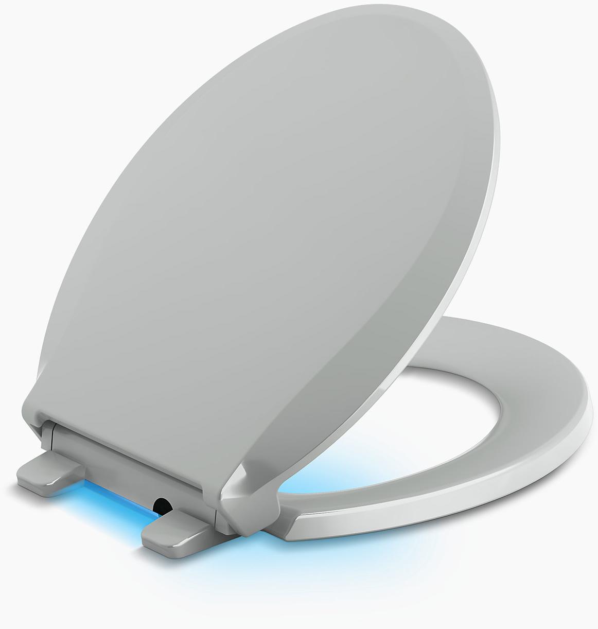 KOHLER Cachet Nightlight Quiet-Close  Круглое переднее сиденье для унитаза K-75758-95 