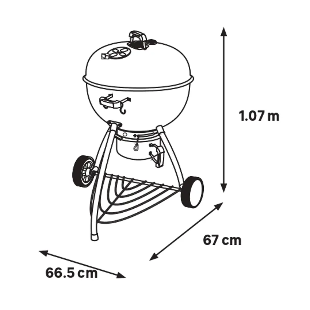 Мобильный гриль Naterial Phoenix Beta с колесами для пикников 84178223 STLM-0046919 - Вид №31