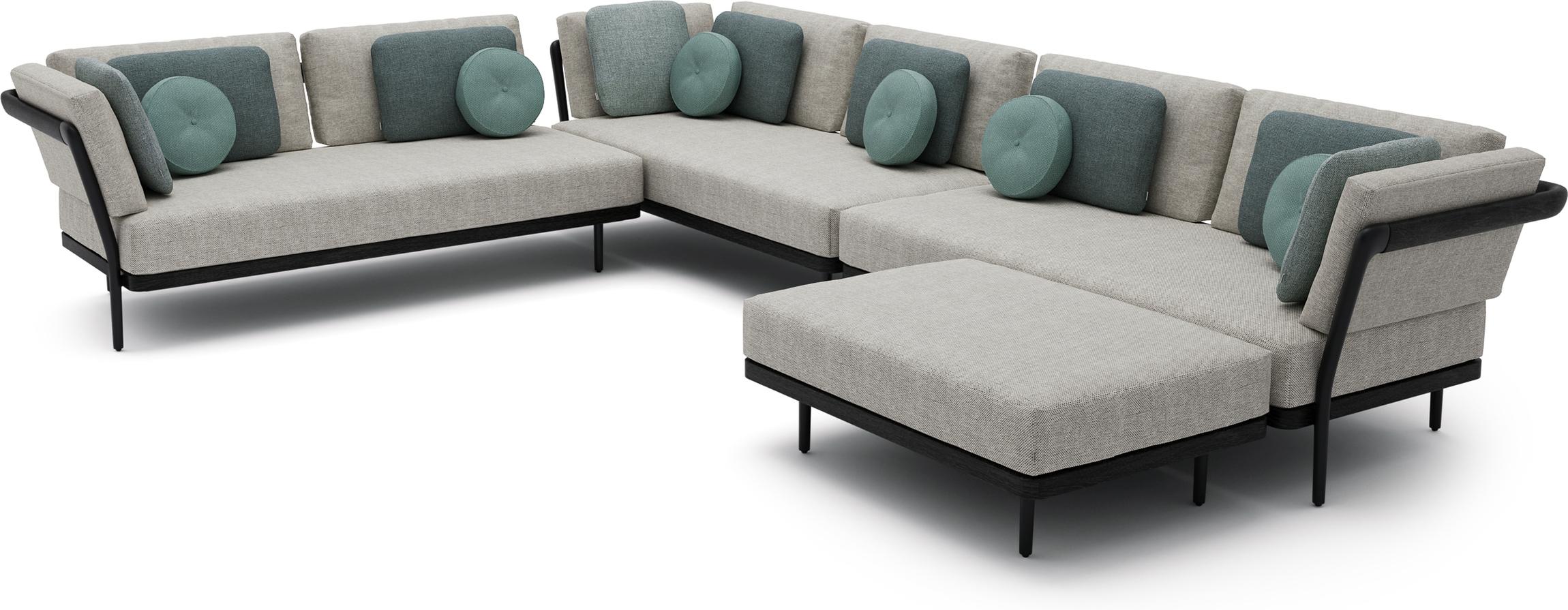 MNST299 Concept 10 teak nero черный Manutti Flex