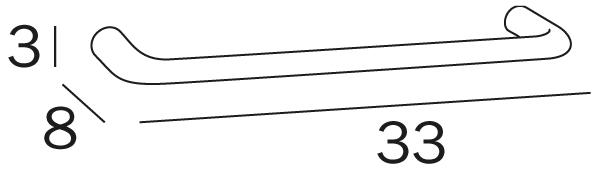 INDA® Вешалка для полотенец Ego A1318 - Вид №4