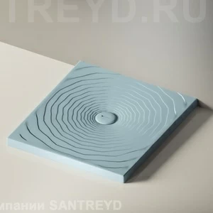 Flaminia WATER DROP Душевой поддон 80 см голубой DR80.5014