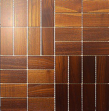 Мозаика и 3D панели из дерева Da Vinci Мозаика Comfort Thermo Wood 062 Ясень Селект (Гладкая) 288х288 мм 1301100062 - Вид №1