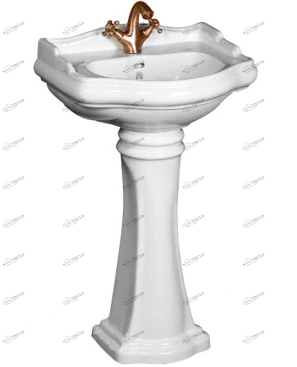 ML.BLL-25.055.Bi/ML.BLL-25.107.BI Подвесная раковина настенная круглая Migliore  белая 