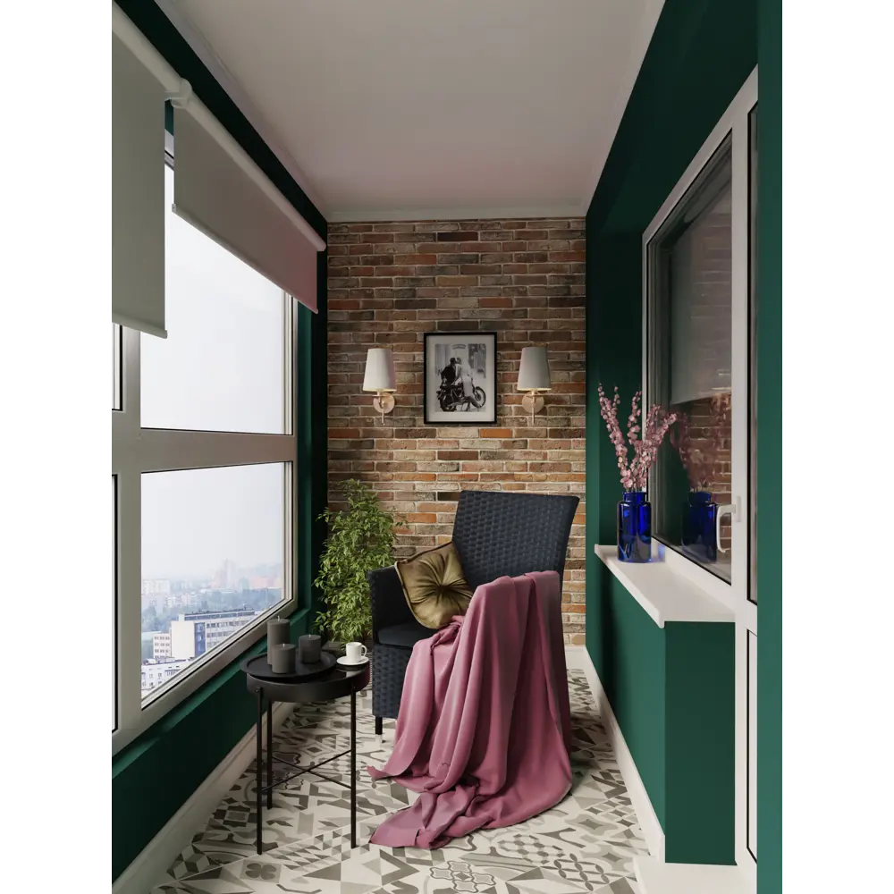 Подушка Бархат 43х43 см зелёная LINEN WAY STLM-2036927 - Вид №9