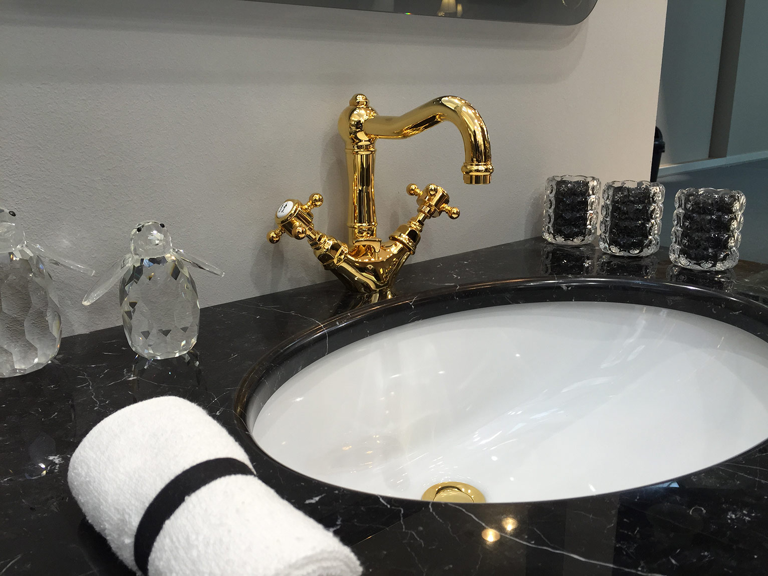 1427 ** 18 Смеситель для умывальника с поворотным изливом Nicolazzi Series Traditional  - Вид №3