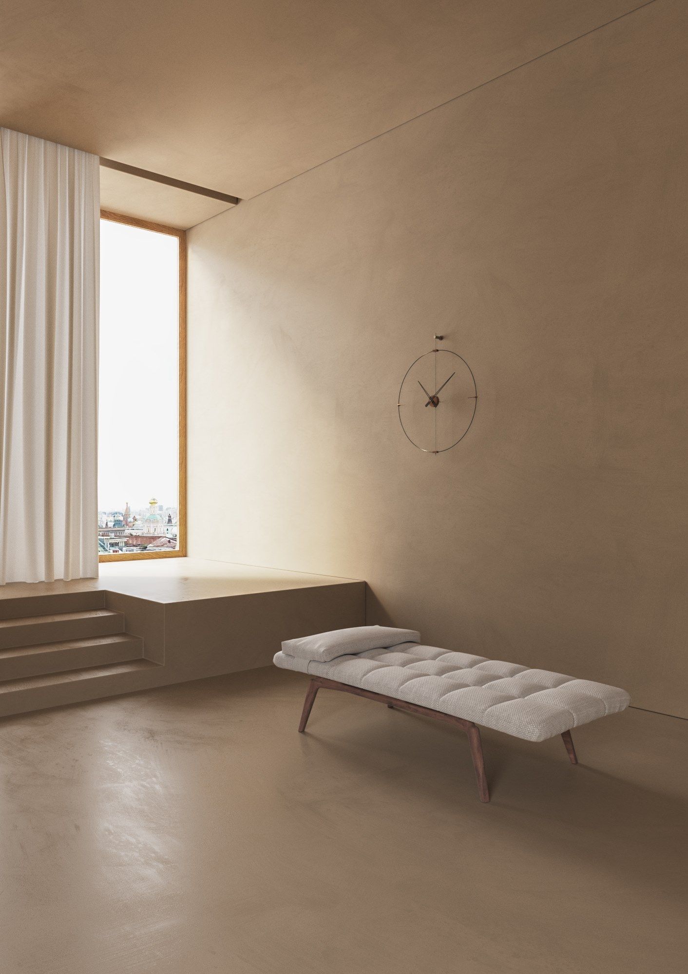 Деревянные настенные часы NOMON кольца ARCH-00088694 - Вид №1