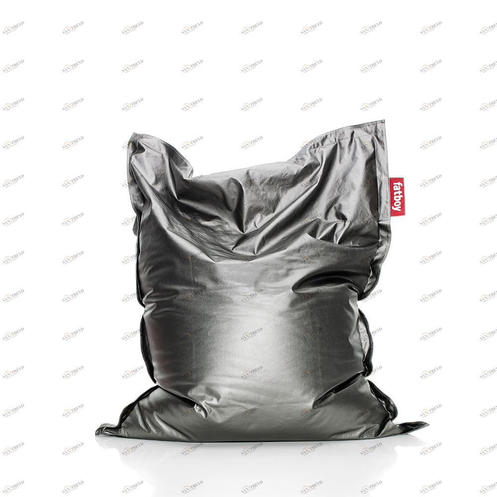Кресло-мешок Fatboy the original глянцевое титановый цвет 9000128