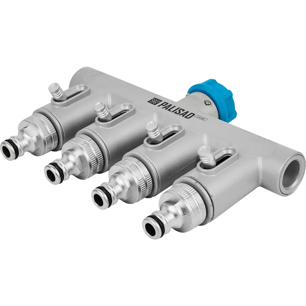 Разветвитель четырехканальный для шланга Aquacraft 3/4" 89342197 STLM-2158533 PALISAD  - Вид №2
