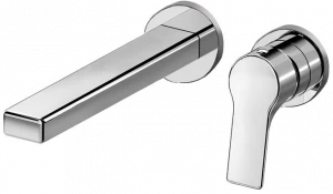 Fir Italia Смеситель для умывальника настенный из латуни на 2 отверстия New handy 52 5218108