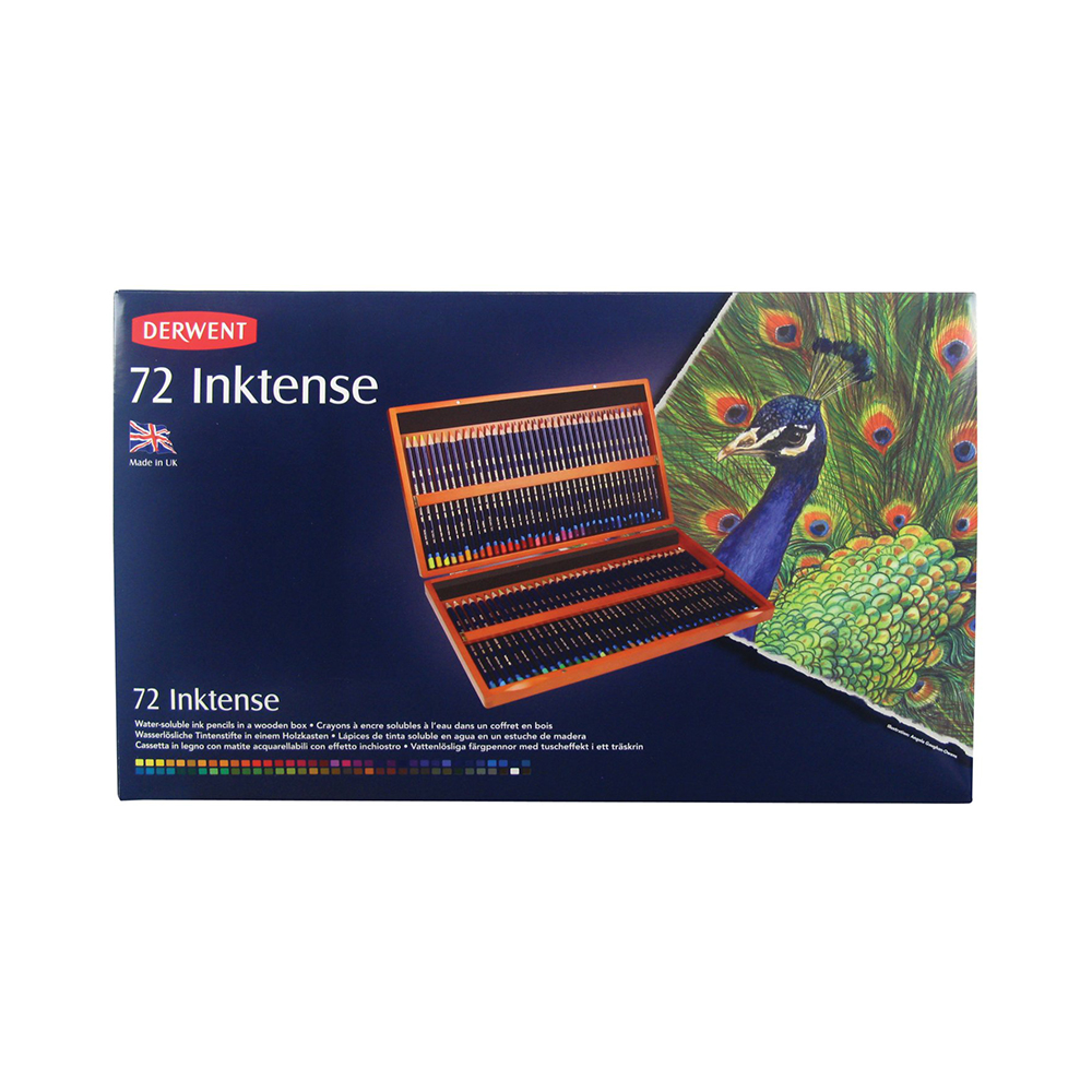2301844 Набор чернильных карандашей 72 цв. Inktense Derwent 