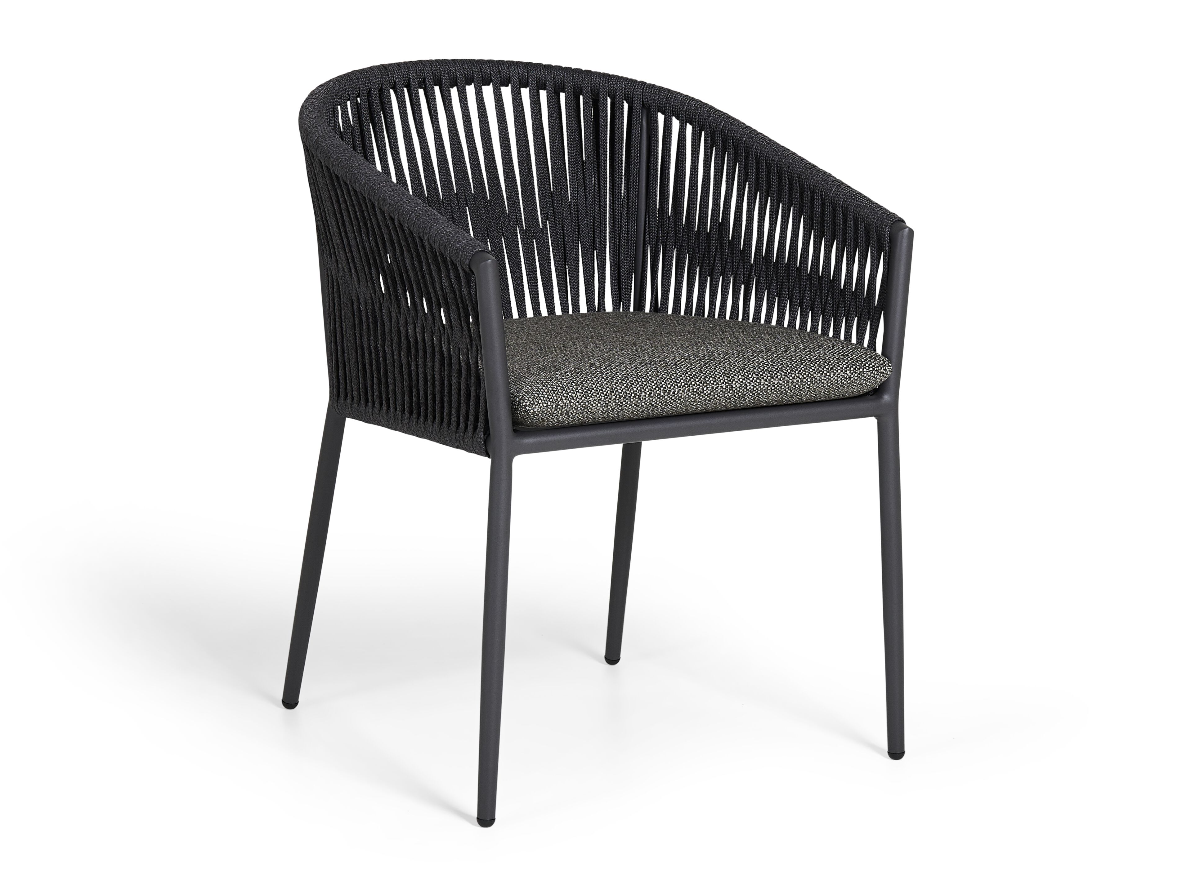 Тканевый садовый стул с подлокотниками Jati Kebon Fortuna Rope ARCH-00055451 - Вид №1