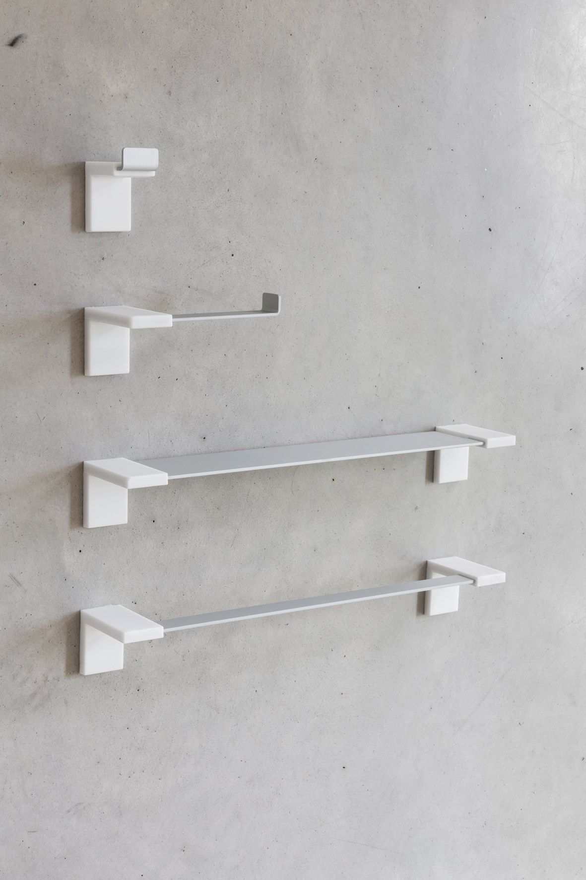 Полка для ванной из анодированного алюминия и полиуретанового геля Geelli Inlinea ARCH-00143095 - Вид №7