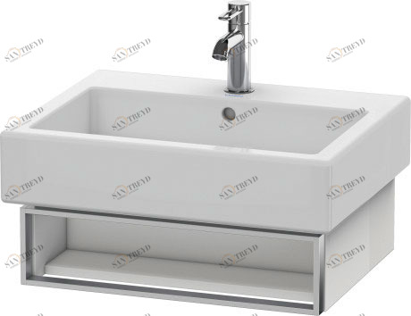 VE600402222 Тумбочка подвесная Vero #VE6004 550 x 431 мм Белый глянцевый декор Duravit